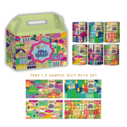 [EARLY BIRD PROMO]  Eureka Popcorn Gaya Meriah Raya 2026 Gift Box Set + FREE 1x Sampul Duit Raya Set